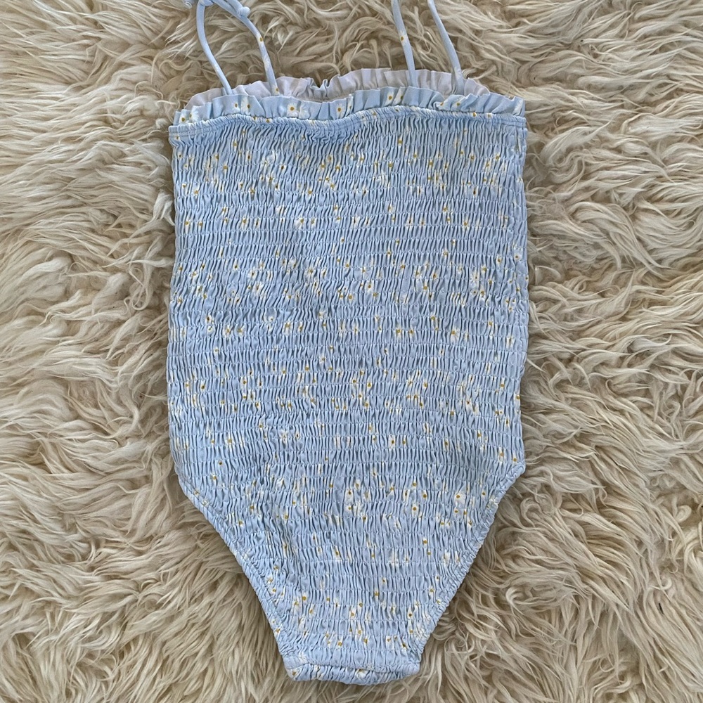 Fin and Vince Smocked Daisy Fields Swimsuit